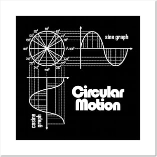 Circular Motion - dark Posters and Art